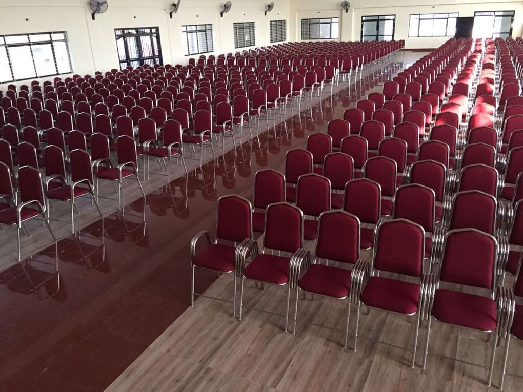 Red colour Auditorium chairs